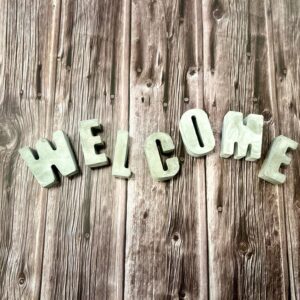 אותיות WELCOME
