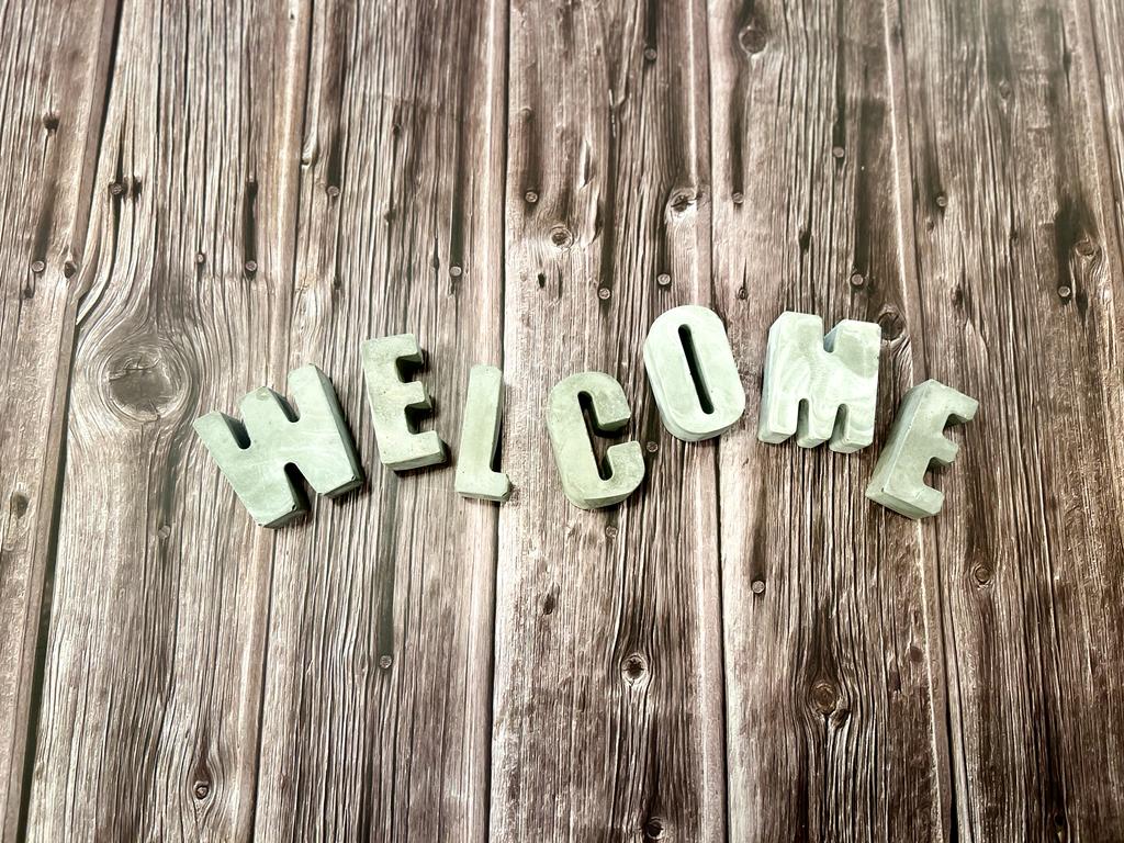 אותיות WELCOME