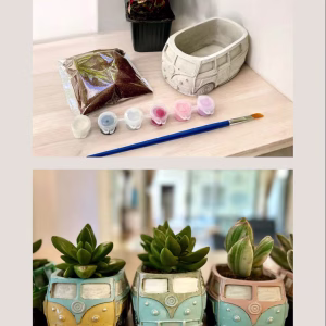 מארז DIY – צביעה ושתילה מכונית מיניוואן